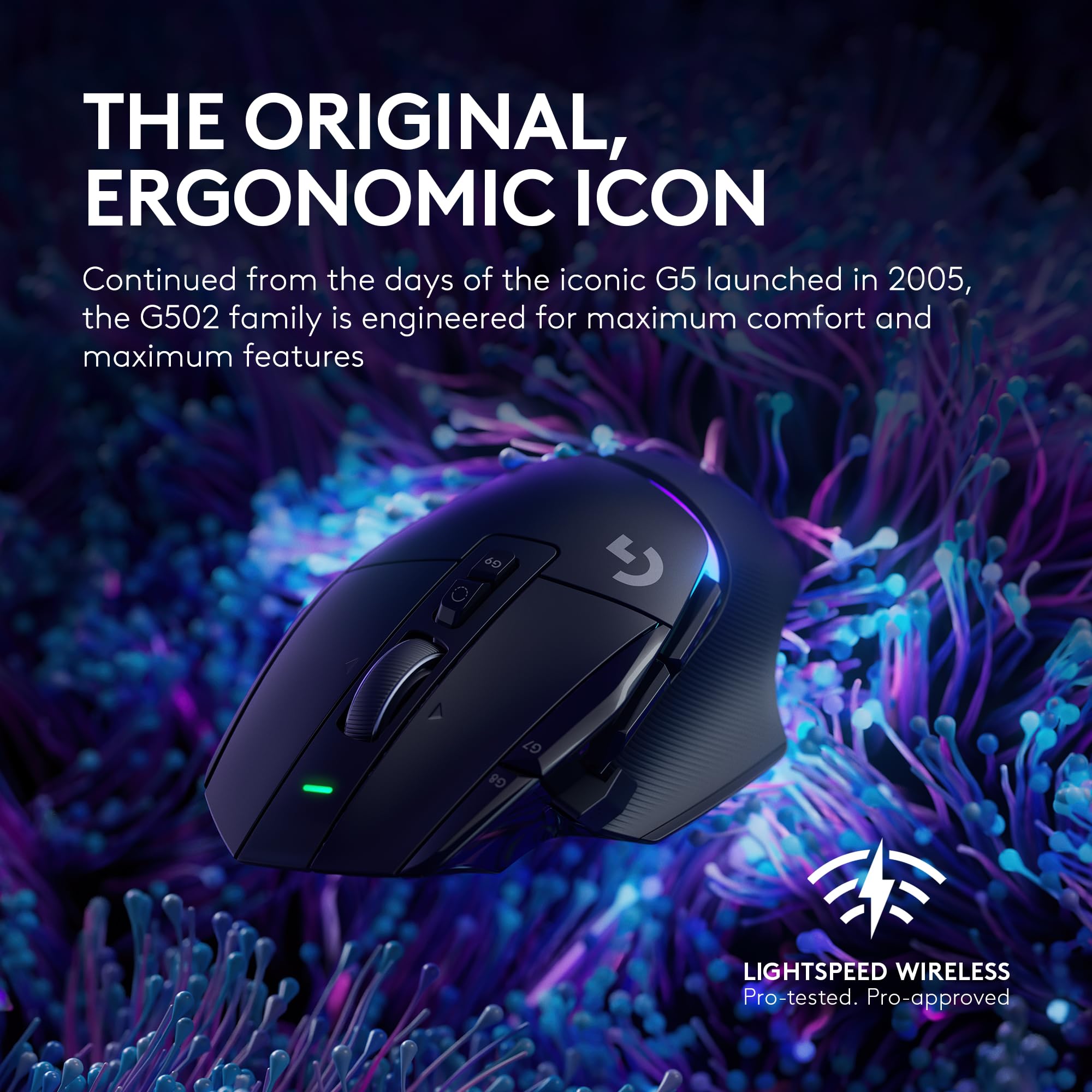 Amazon.com: Logitech G502 X Plus Wireless RGB Gaming Mouse - Black